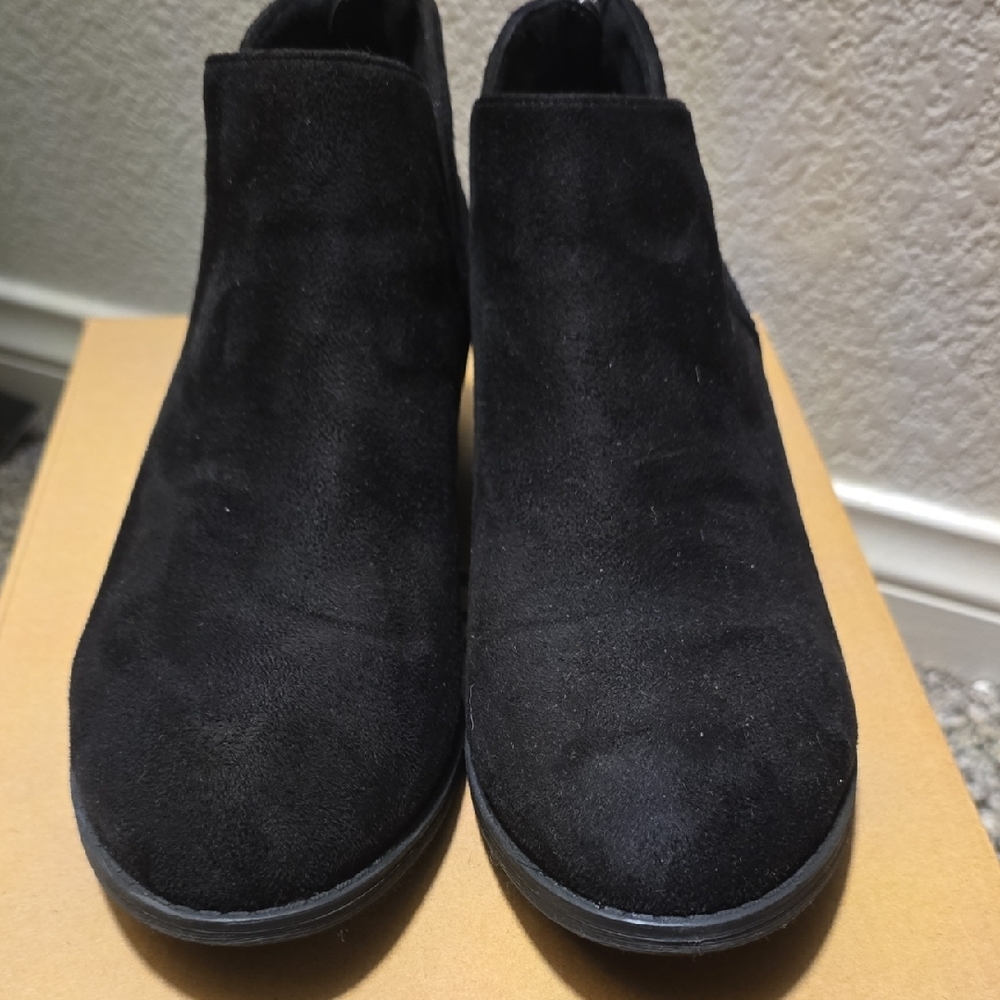 Journee Collection Black Ankle Boots